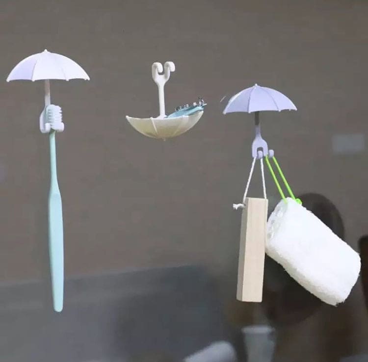 Set Of 3 Umbrella Wall Hooks Sticker, Colorful Key Hanging Holders, Umbrella Toothbrush Holder, Hanging Hook For Hat Purse Key Storage, Umbrella Wall Rack For Kitchens & Bathrooms Set Of 3 Umbrella Wall Hooks Sticker, Colorful Key Hanging Holders, Umbrella Toothbrush Holder, Hanging Hook For Hat Purse Key Storage, Umbrella Wall Rack For Kitchens & Bathrooms